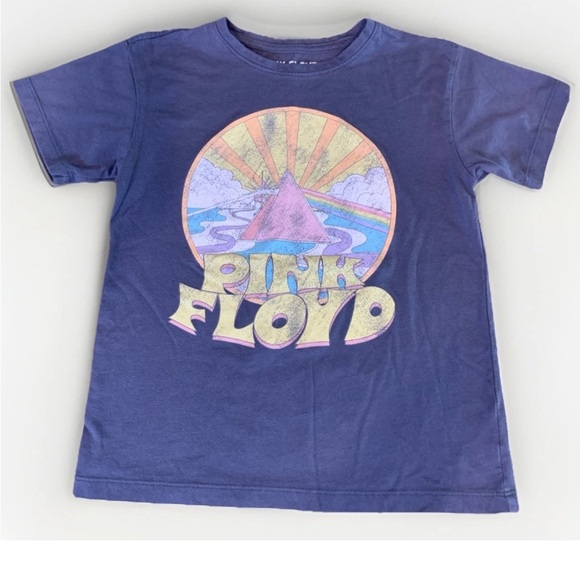 Pink Floyd Other - Pink Floyd blue graphic T-shirt Kids M (7-8) 1987 LOGO